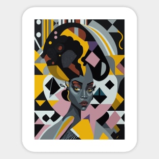 Cusbism African Queen Art Sticker